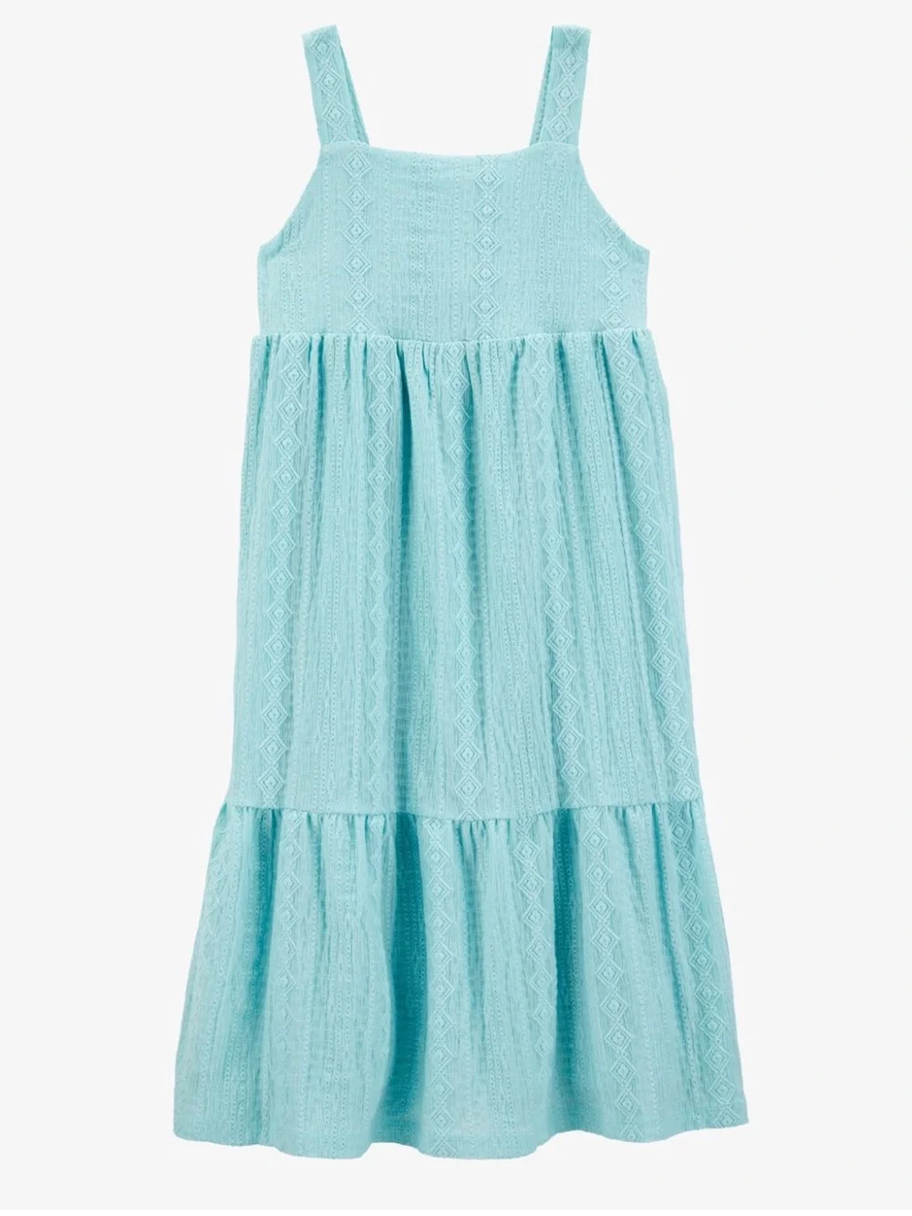 5/$20 SALE Carter's Aqua Knit Tiered Sundress for Girls